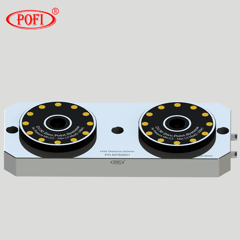 PO-MTS0001 D130 MTS兩頭零點(diǎn)氣動(dòng)卡盤（中心距200）
